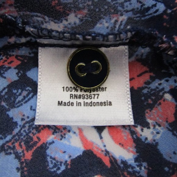 A.N.A V-Neck Popover Tunic Roll-Tab Blouse - Picture 10 of 11